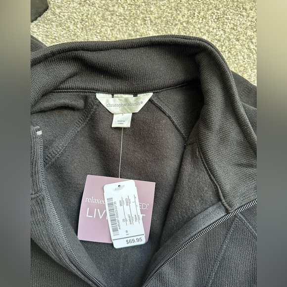 Women's Christopher & Banks Black Sweater
Fleece Zip Up Jacket - Picture 5 of 8
